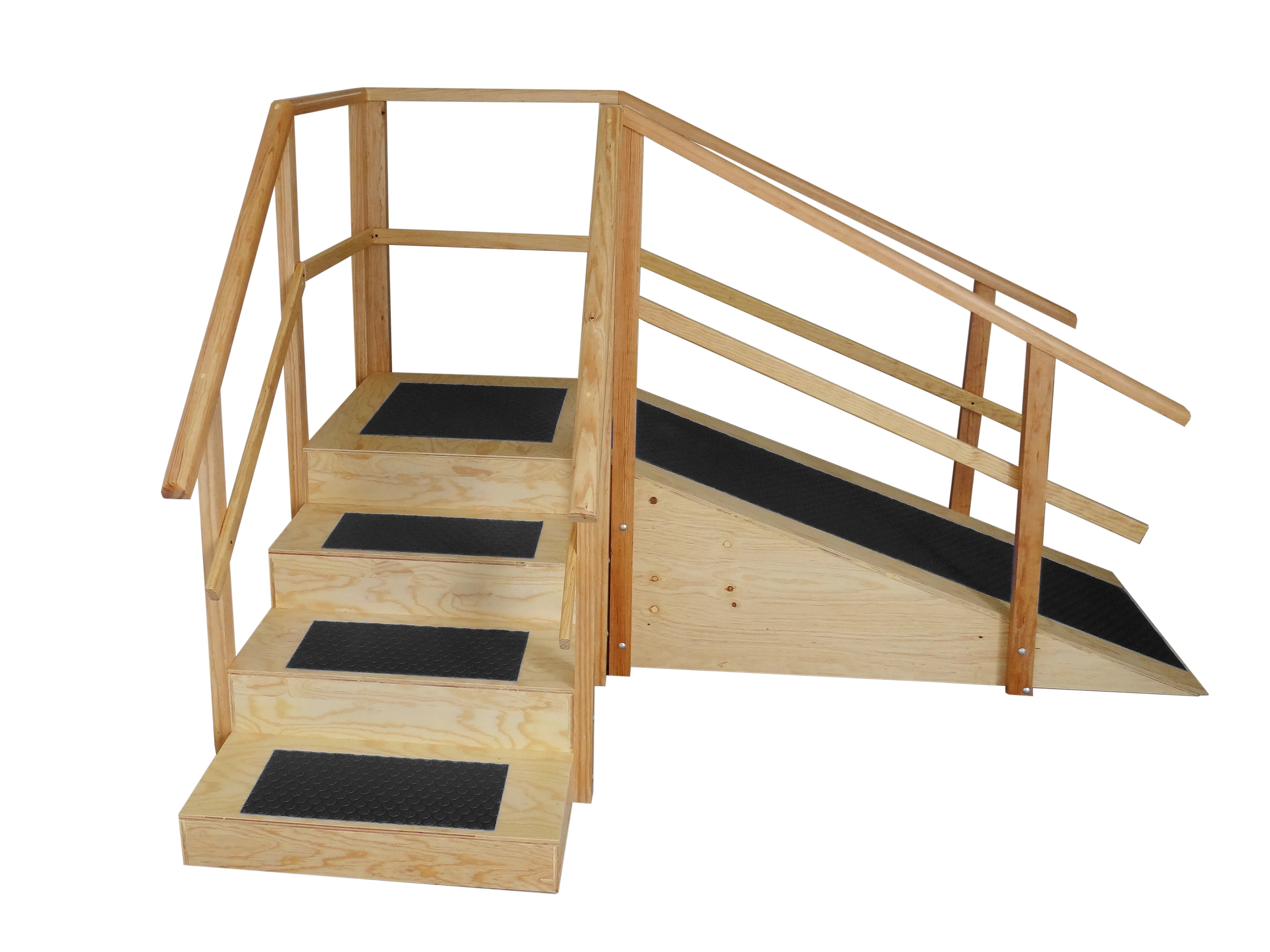Fabricación de escaleras y pasamanos de madera